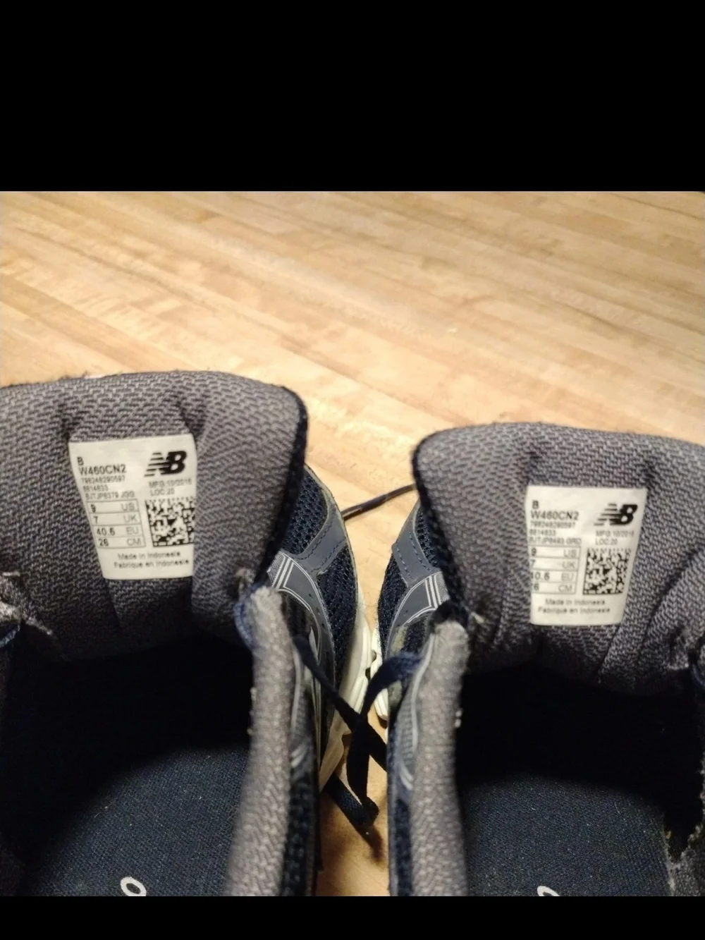 New Balance Womens Size 9 B Navy Blue 460v2 TechRide Running Sneakers W460CN2